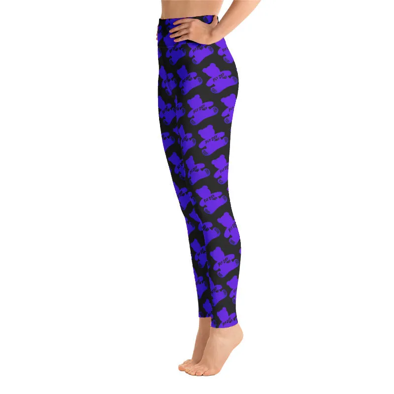 High Waisted Fly Def  Teddy Bear Leggings