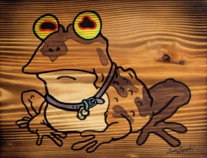 Hypnotoad Wood Artwork
