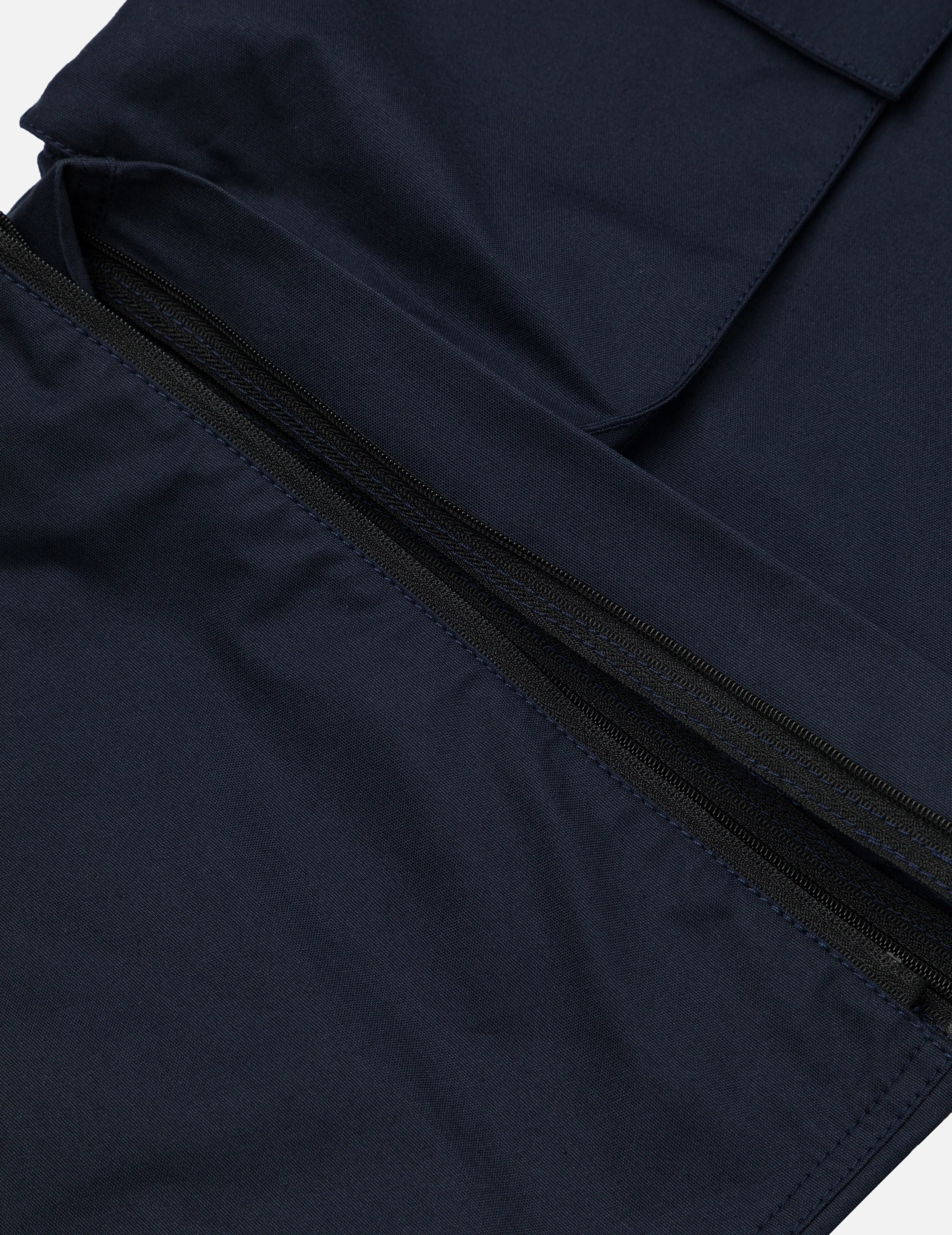 Kamon and Logo Prints Detachable Leg Panel Fashion Fit  Woven Cargo Jogger