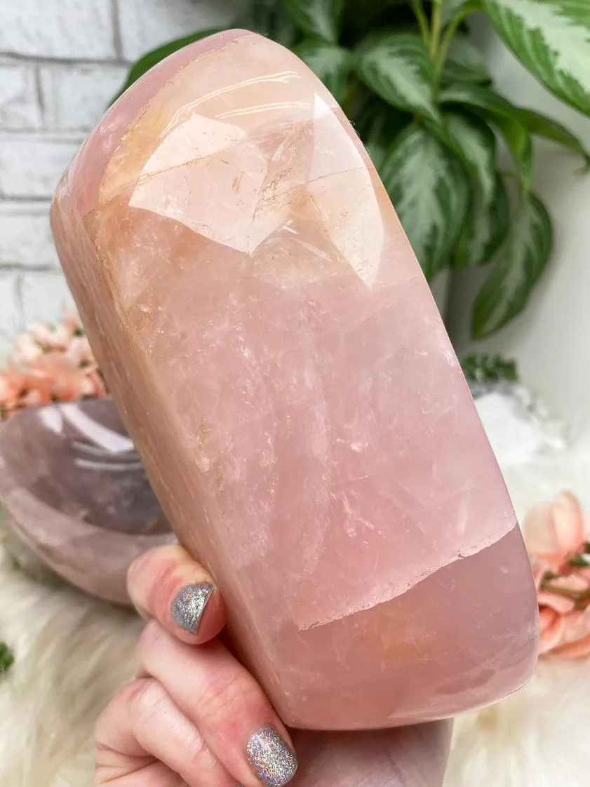 Large Rose Quartz Bowls