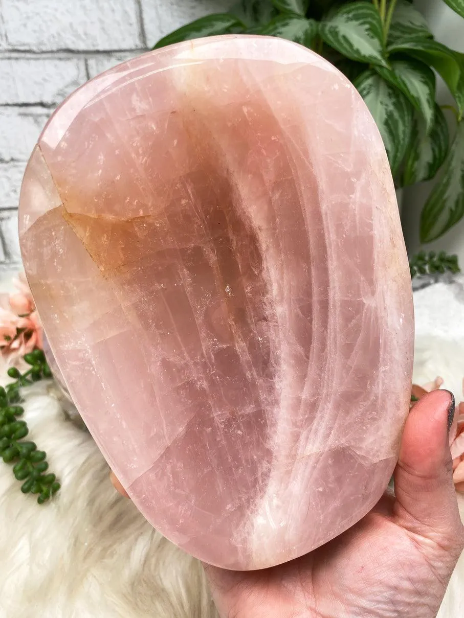 Large Rose Quartz Bowls