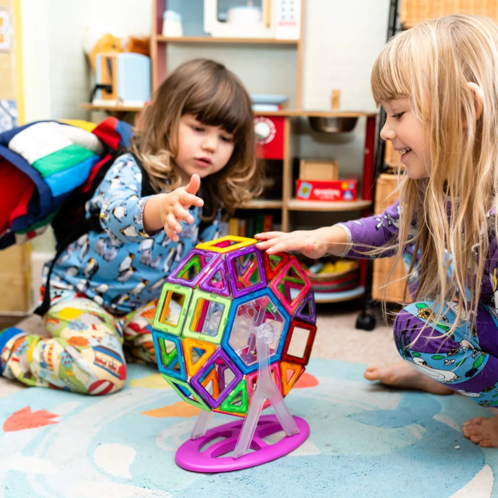 Magnetic Building Blocks Big Size 100 Pcs