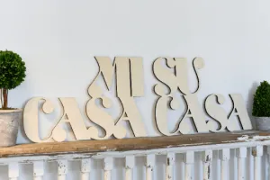 Mi Casa Su Casa Wall Decor: Medium (24in)