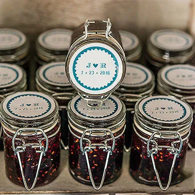 Mini Glass Jar with Metal Wire Snap (Pack of 12)