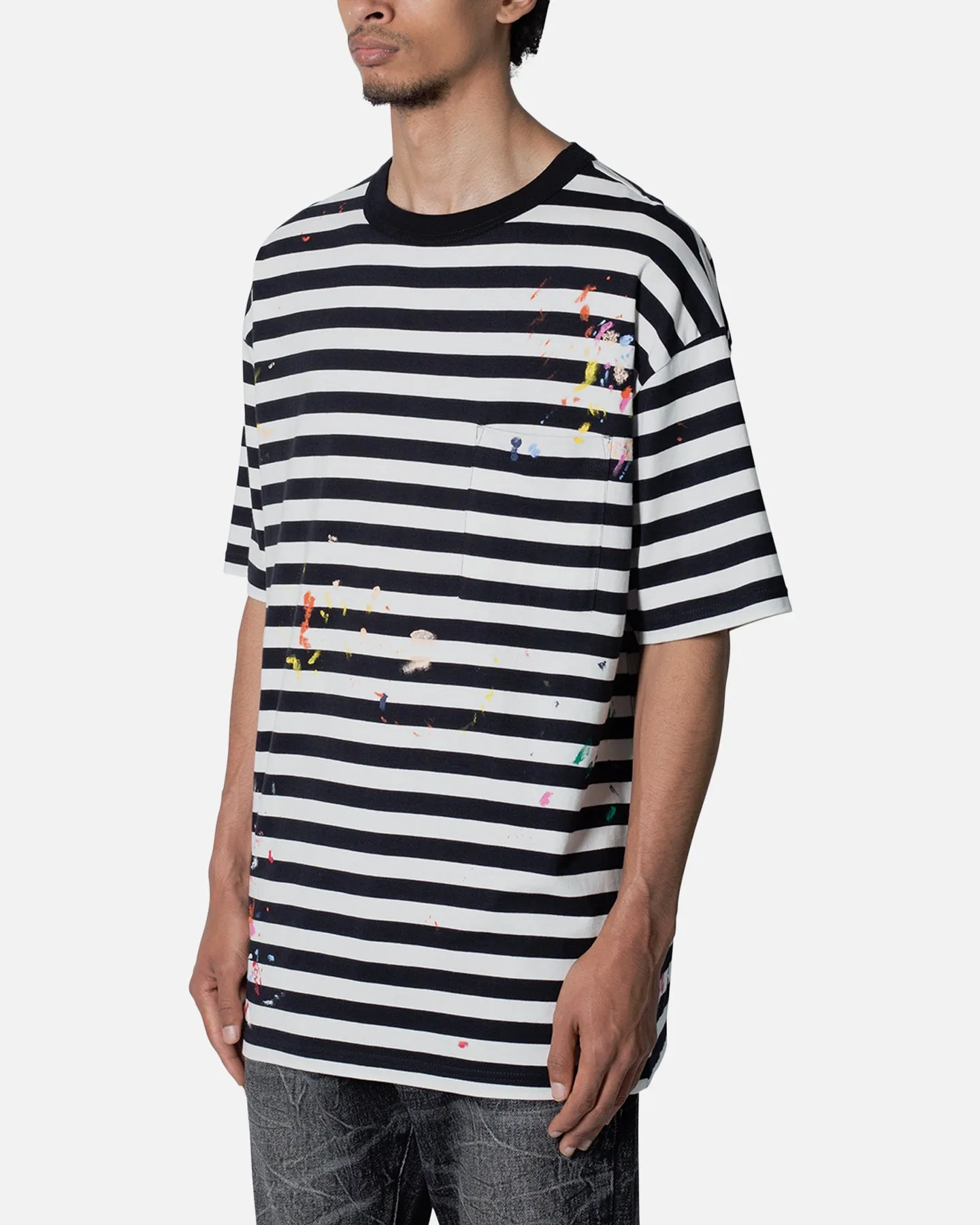 MNML Paint Splatter T-Shirt Black/White