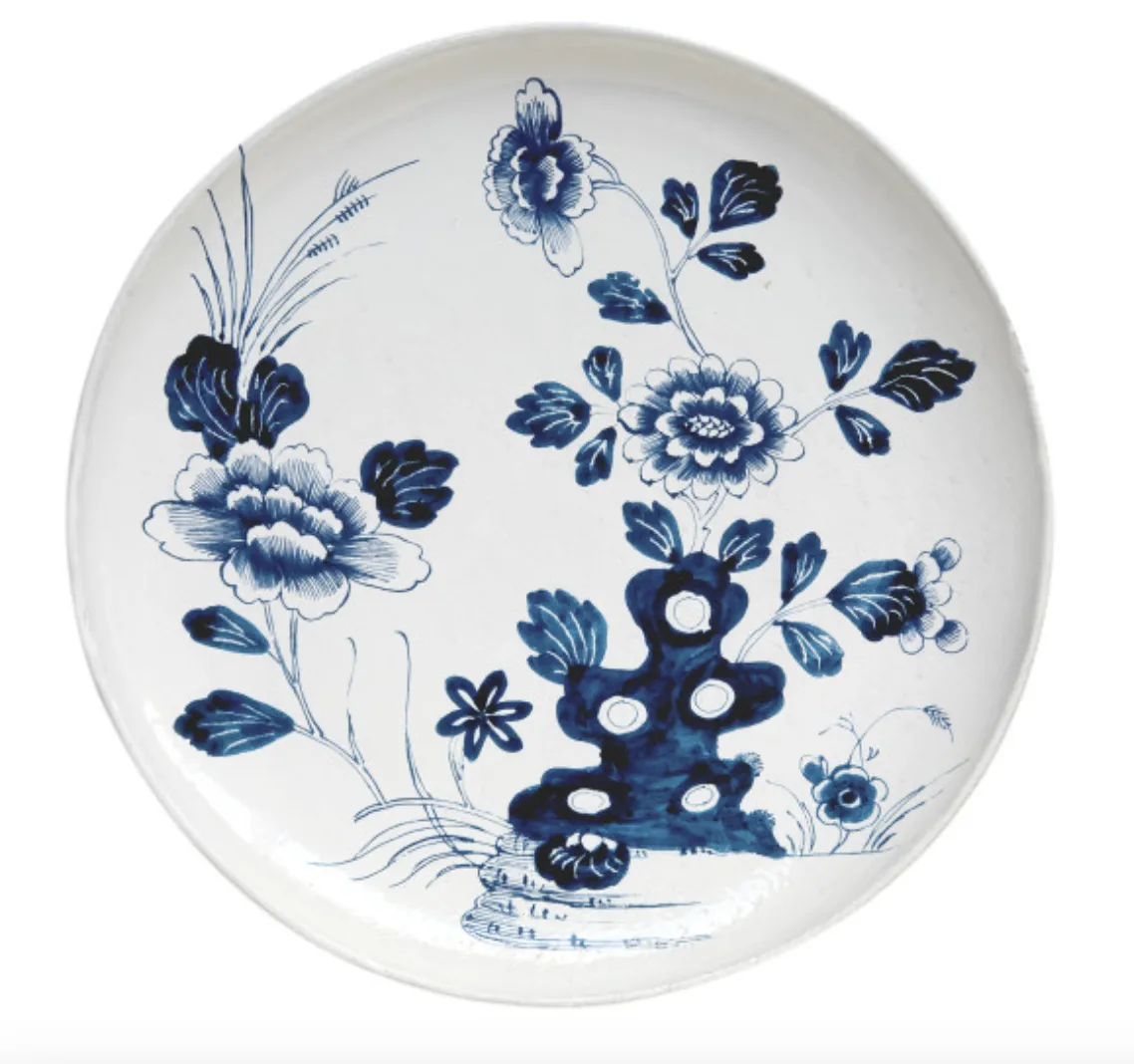 Peony Chrysanthemum Bristol Platter