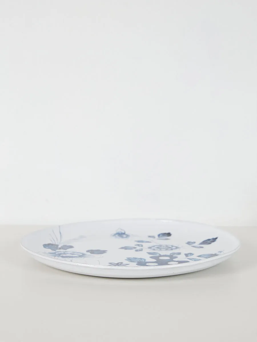 Peony Chrysanthemum Bristol Platter