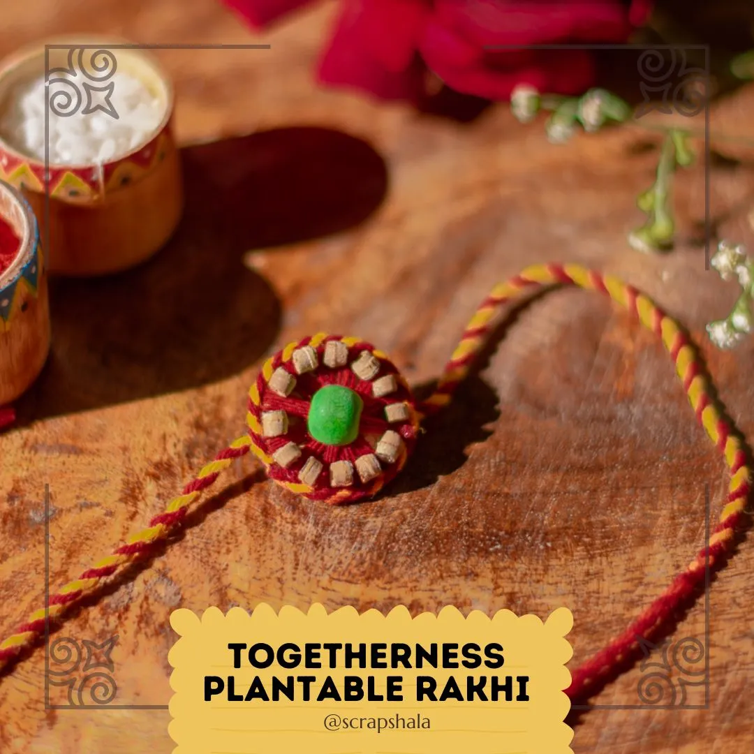 Plantable Seed Rakhi Family Box | Pair of 2 Rakhi