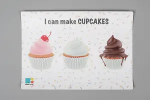Play Dough Mat | I can make Cup Cakes