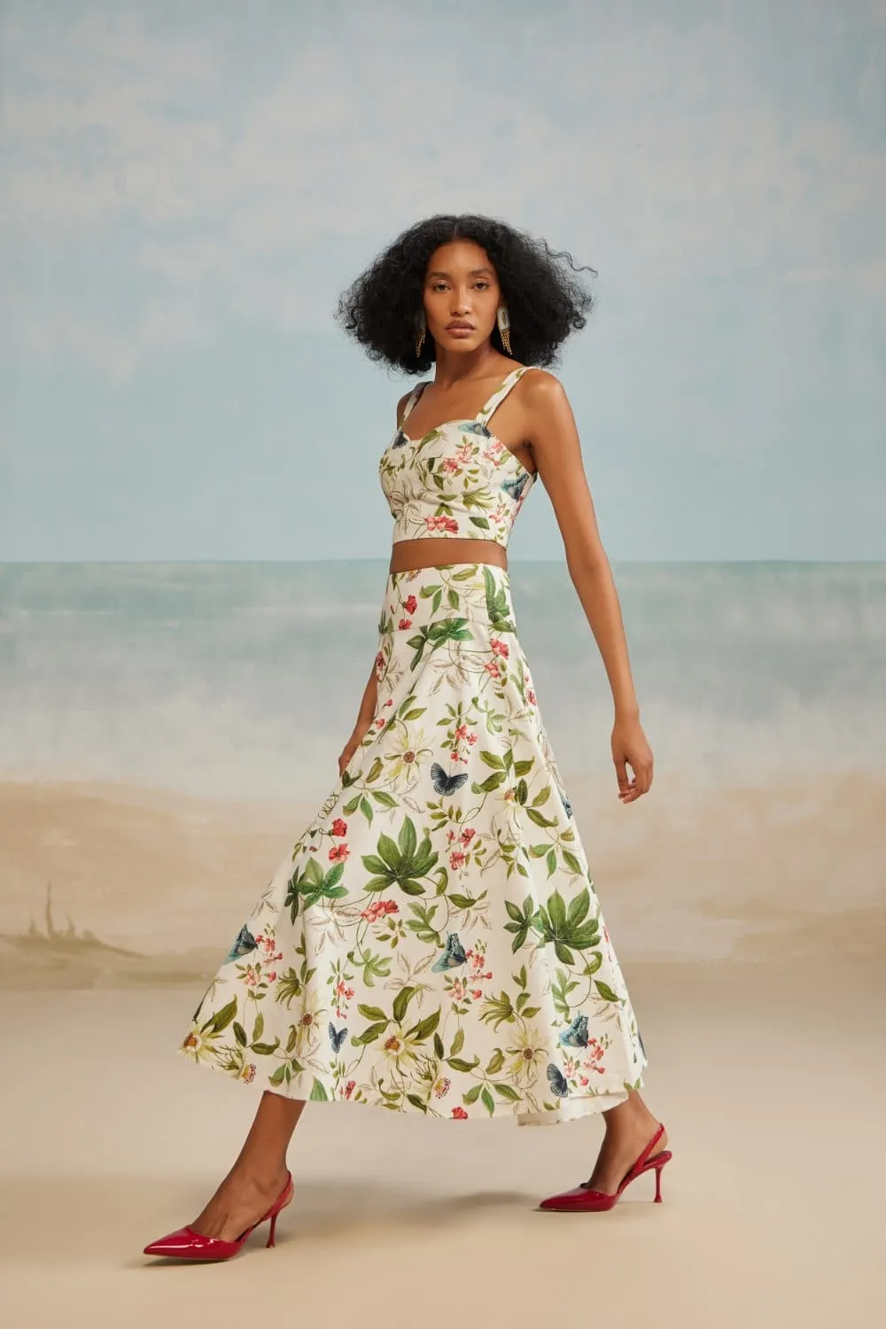 PONO MIDI SKIRT
