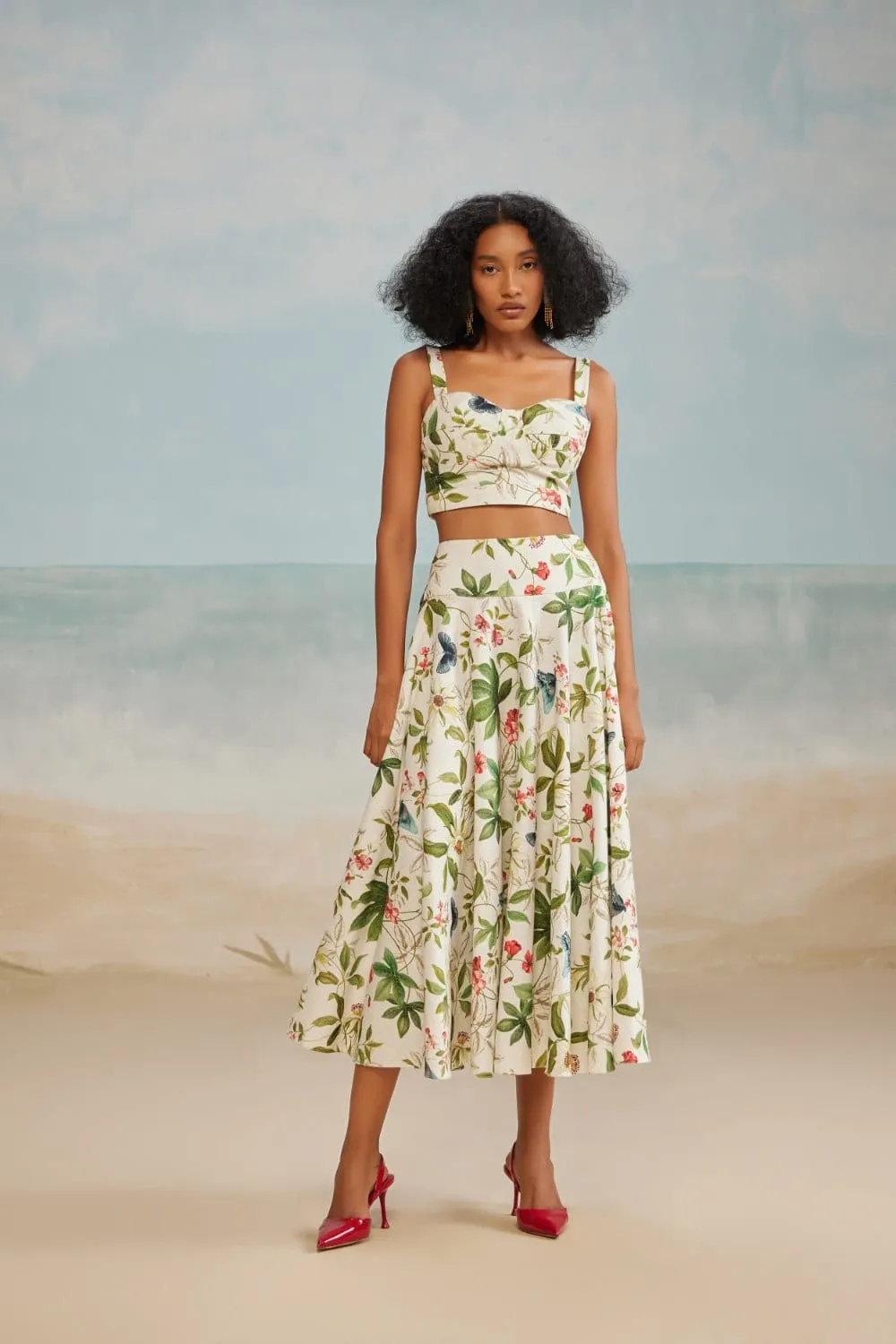 PONO MIDI SKIRT
