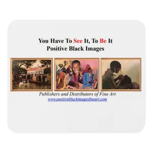 Positive Black Images Mouse Pad #2 / Computer Accessories / Black Art / African American Art / Positive Black Images
