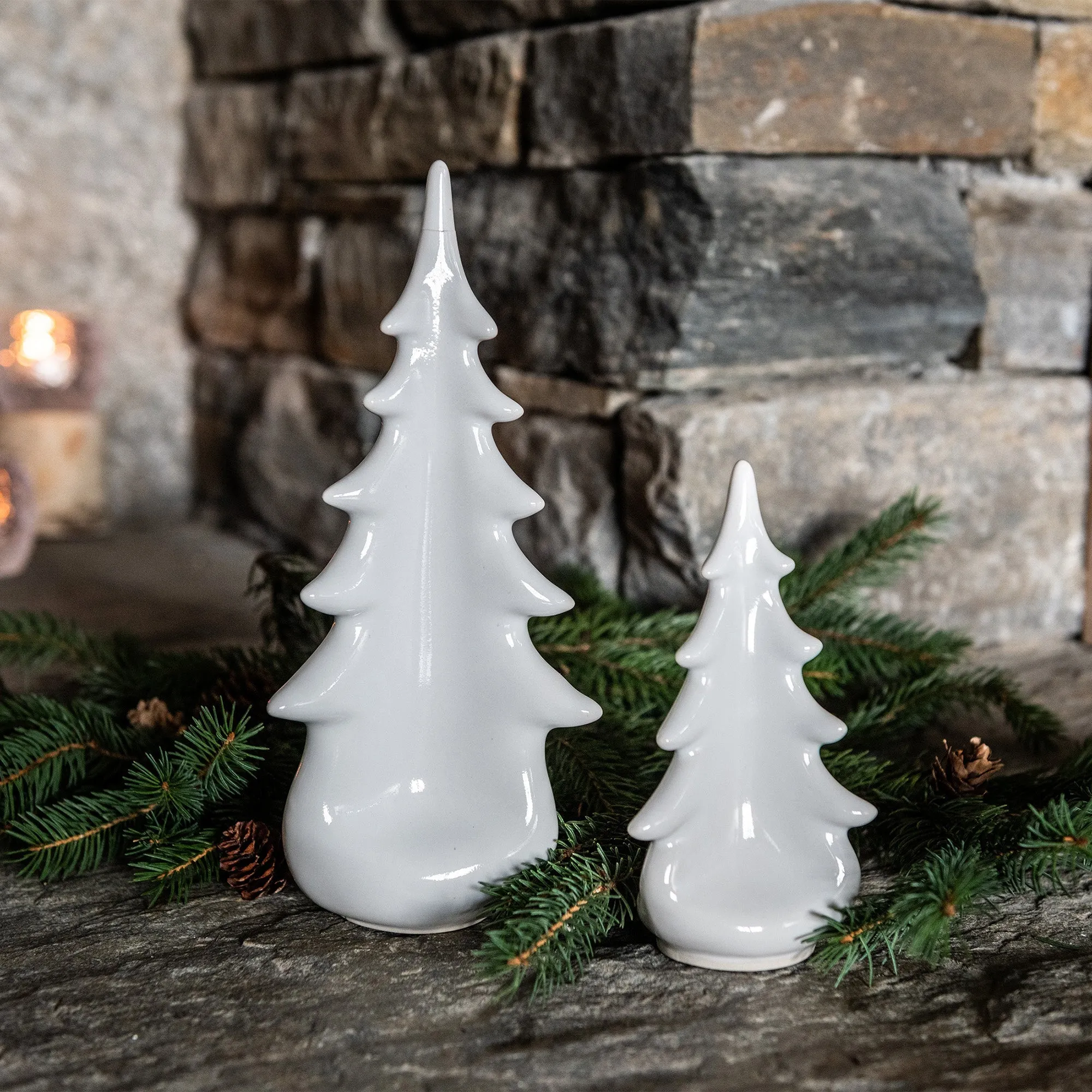 Pottery Evergreen Tree
