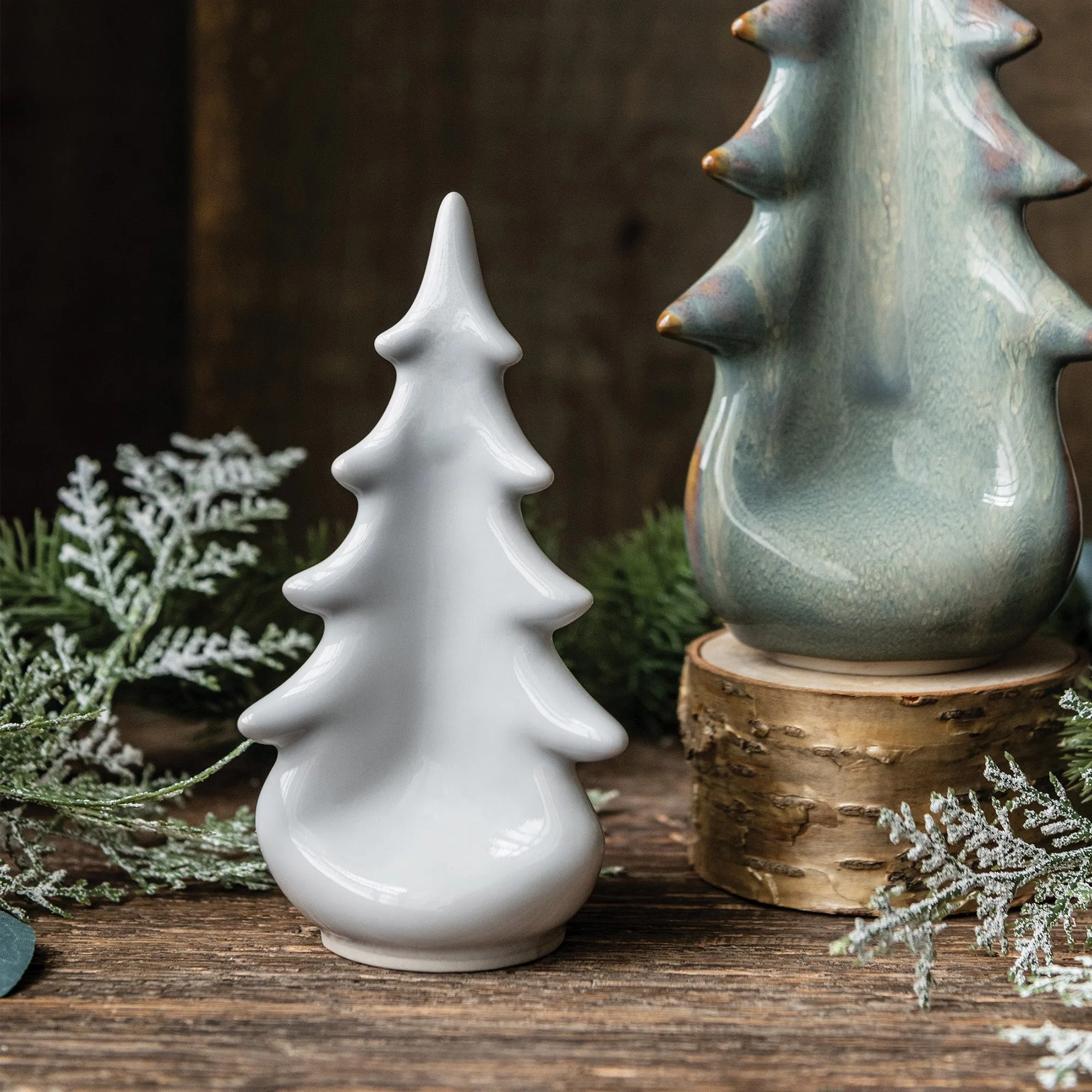 Pottery Evergreen Tree
