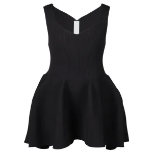 POTTERY SLEEVELESS TOP / BLACK