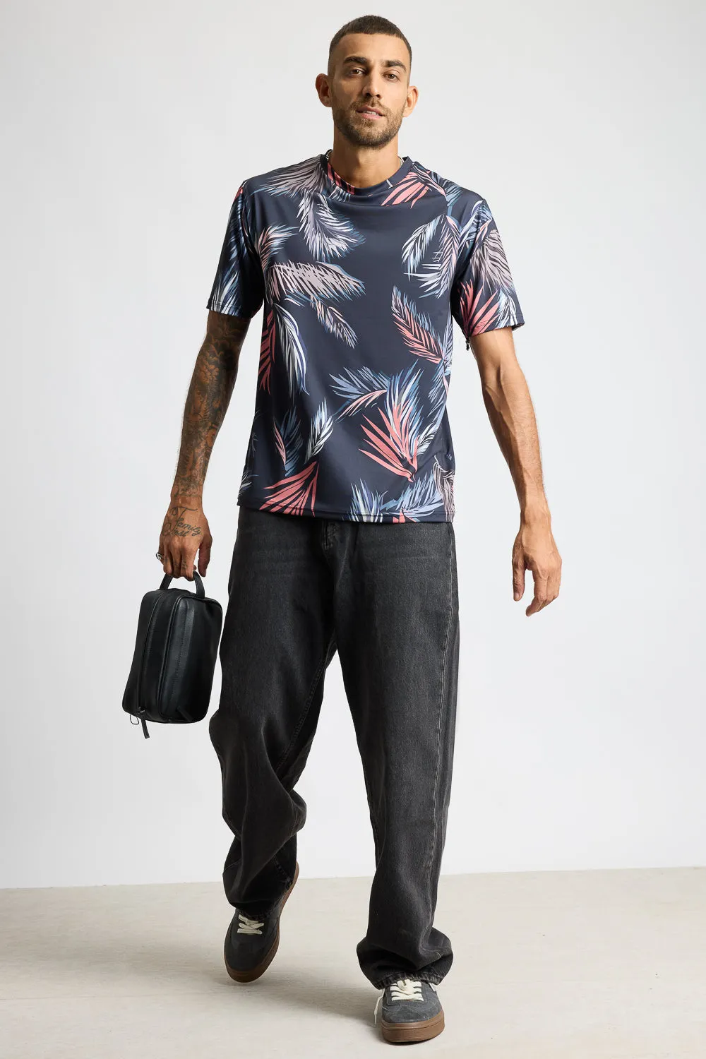 Printed Men's T-Shirt - Leafy