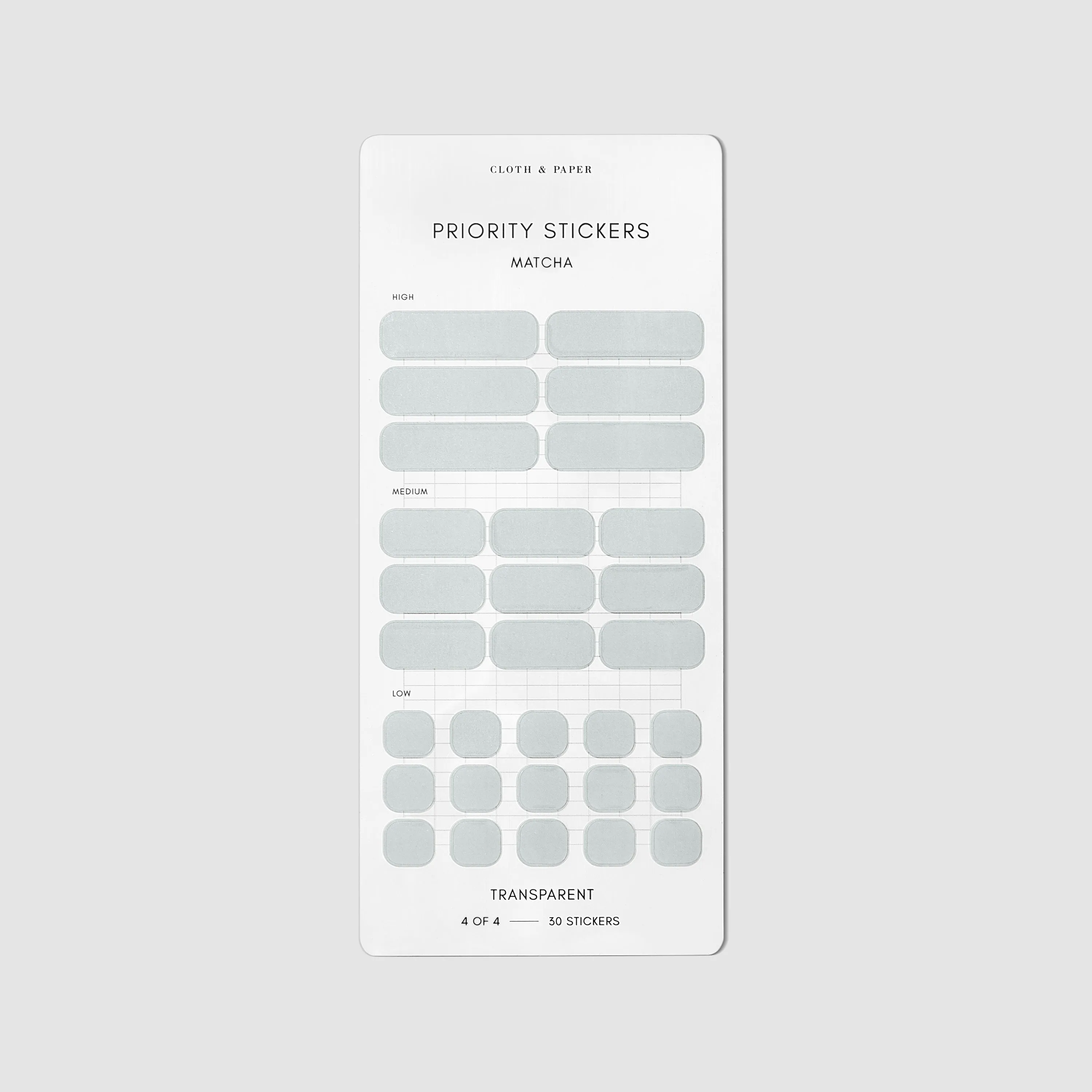 Priority Sticker Set