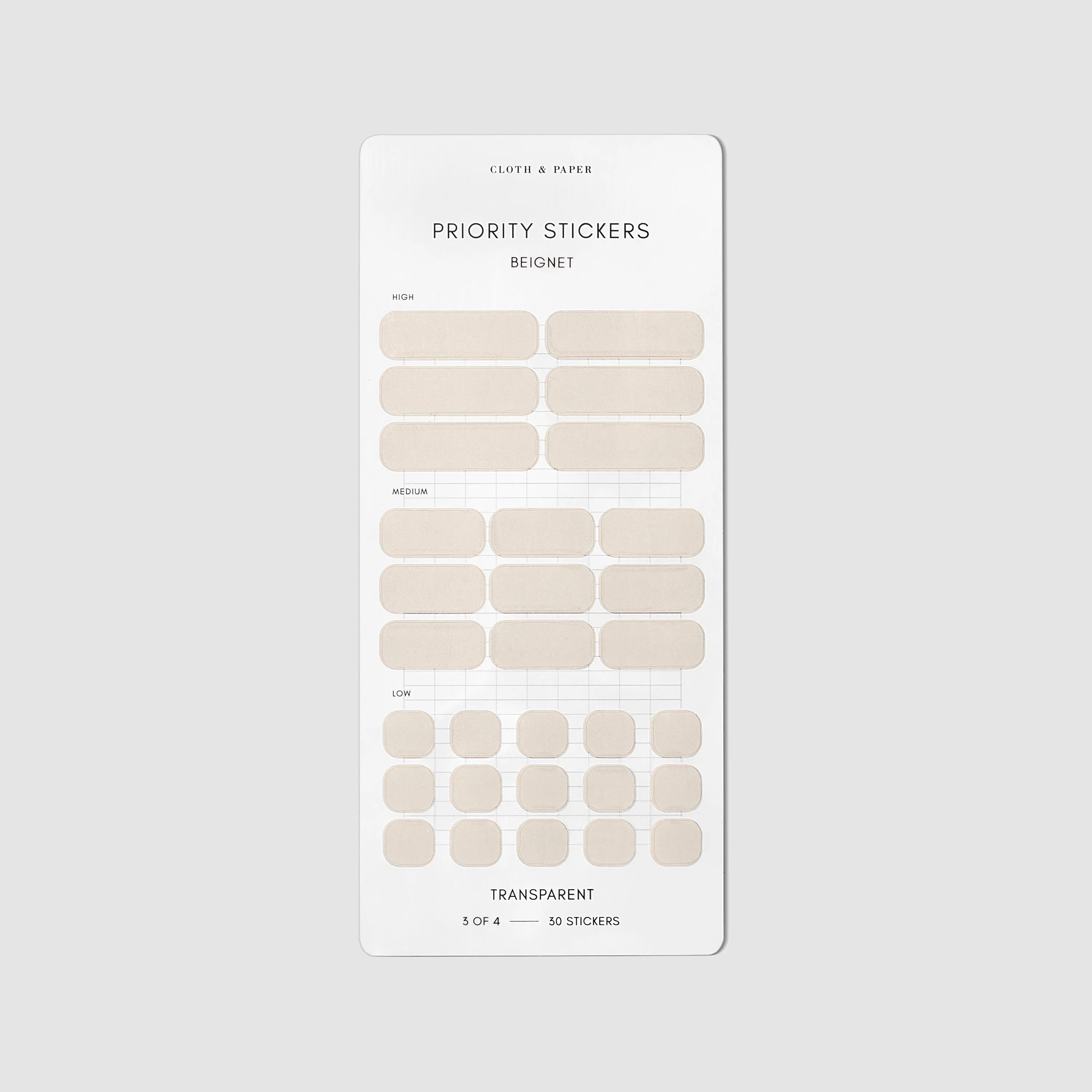 Priority Sticker Set