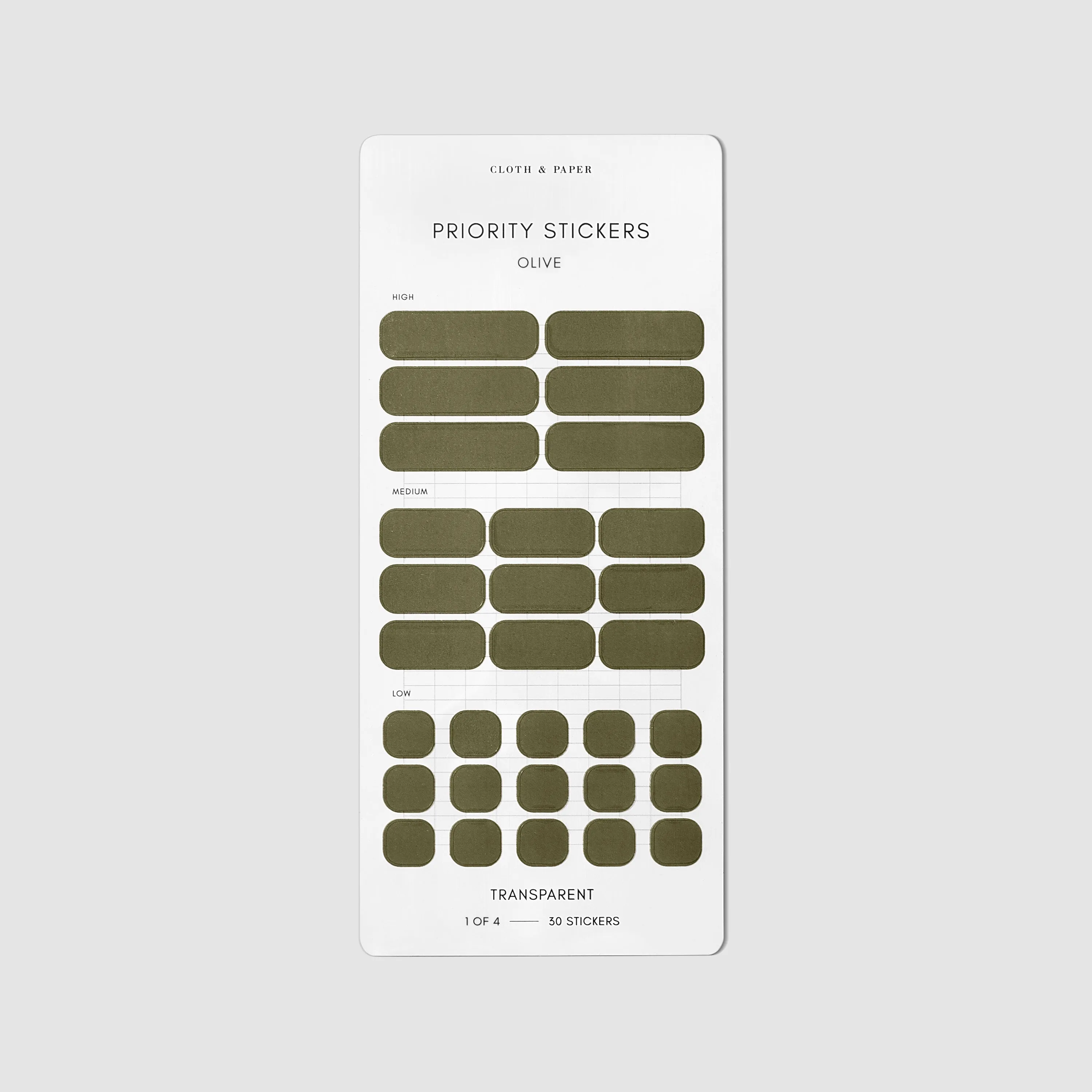 Priority Sticker Set