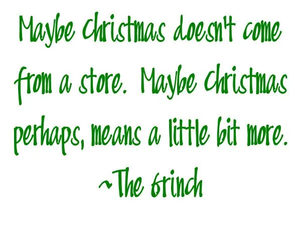 Quote Jar Maybe Grinch