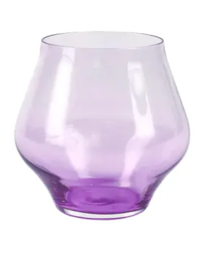 Rainbow Stemless Wine Glasses