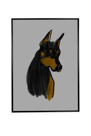 Serious Dobermann