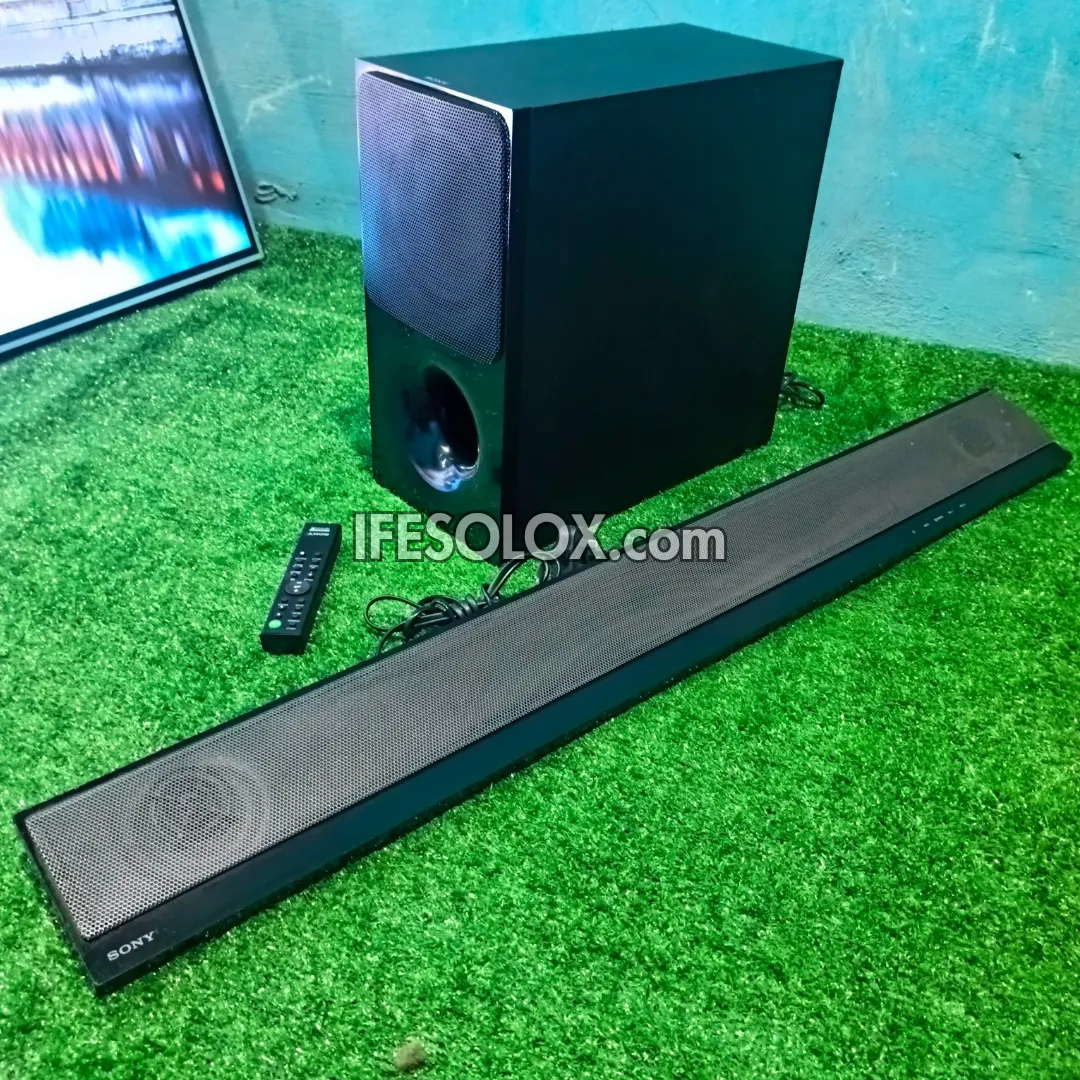 SONY HT-CT790 2.1Ch 330W Ultra-Slim Bluetooth UHD 4K Smart Sound Bar with Wireless Subwoofer (Screen Mirroring)- Foreign Used