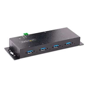 Startech 4-Port Industrial Usb 3.0 Hub - 5Gbps, Esd And Surge Protection - Robust Metal Housing