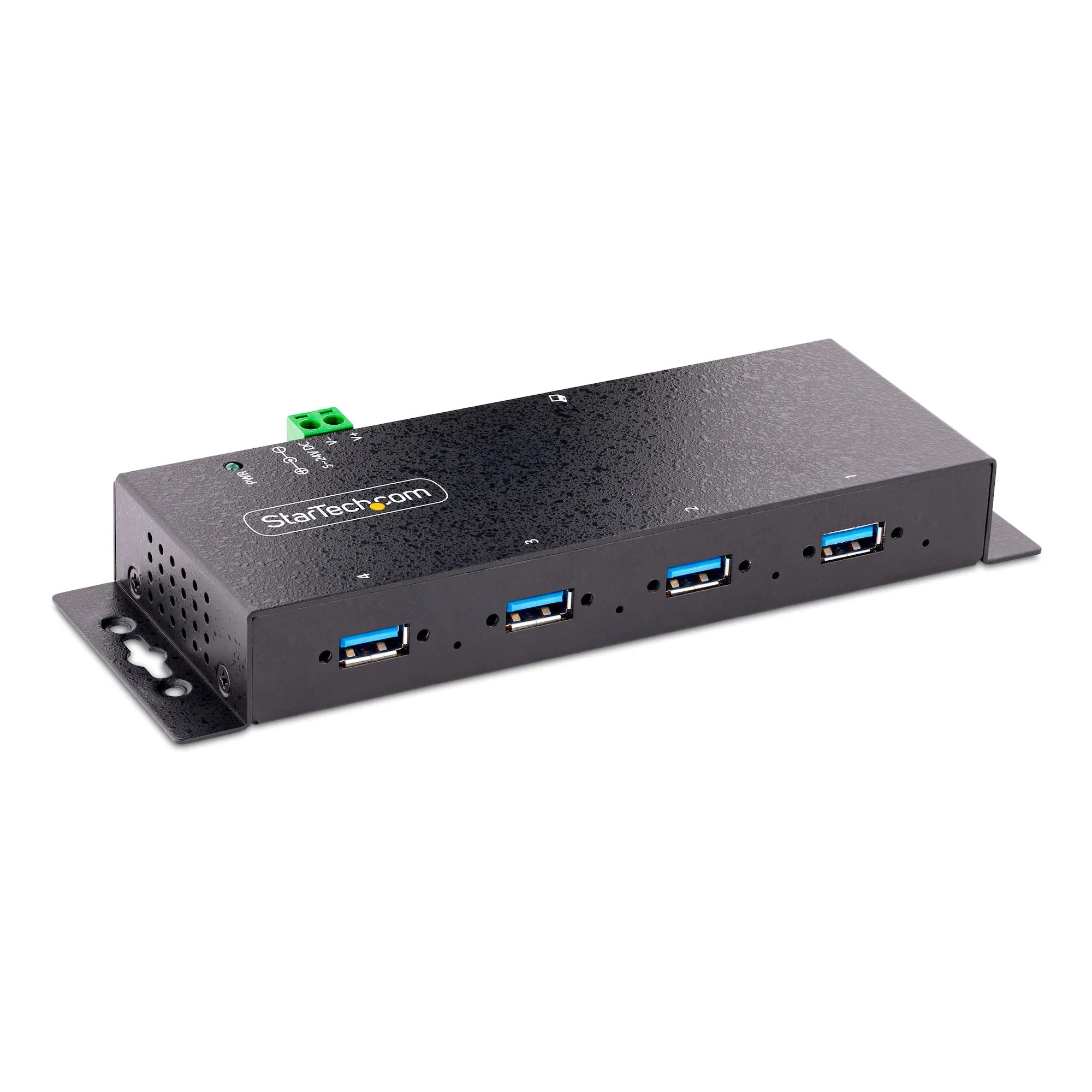 Startech 4-Port Industrial Usb 3.0 Hub - 5Gbps, Esd And Surge Protection - Robust Metal Housing