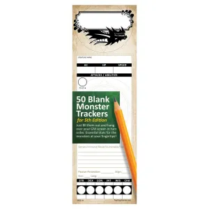 Stat Trackers: 5E Monster Trackers