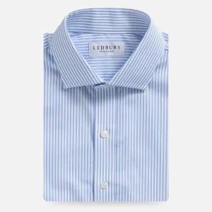 The Blue Regent 120s Poplin Stripe Custom Shirt