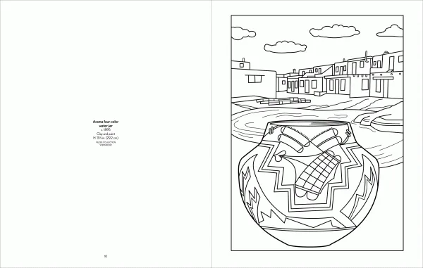 The Coloring Book of Pueblo Pottery