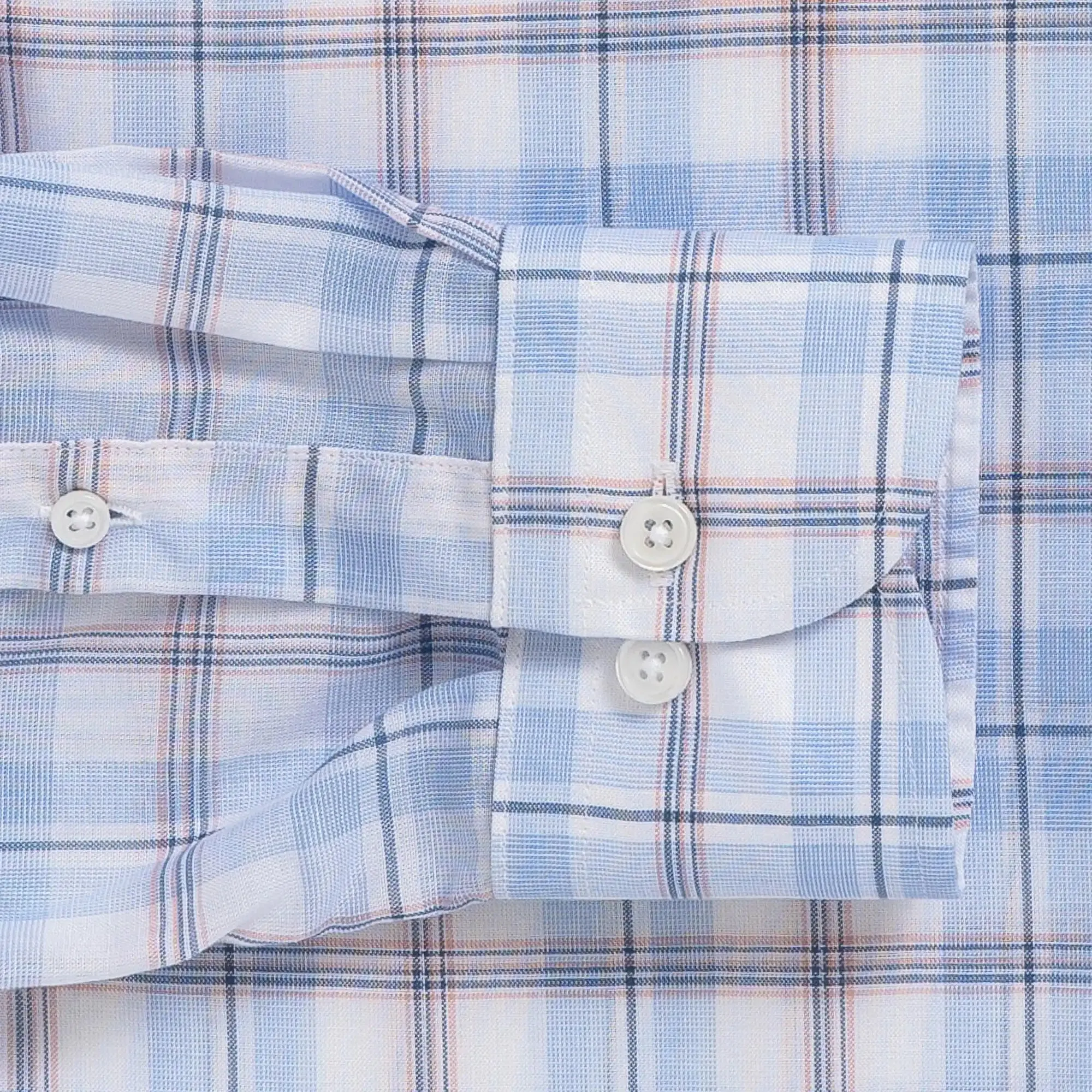 The Sky Blue Alta Plaid Custom Shirt