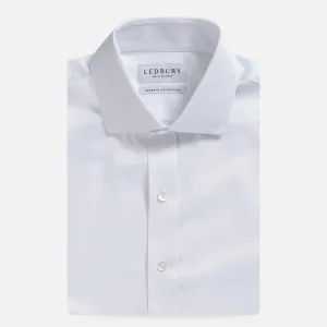 The White Thompson Non Iron Comfort Stretch Twill Custom Shirt