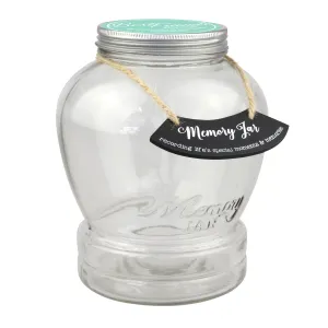 Top Shelf Best Friends Memory Jar With 180 Tickets, Pen, and Decorative Lid (WS)