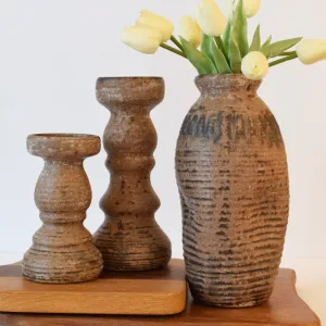 Vase 11" Skinny Nutmeg