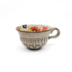 Warm Florals Bowlie Mug