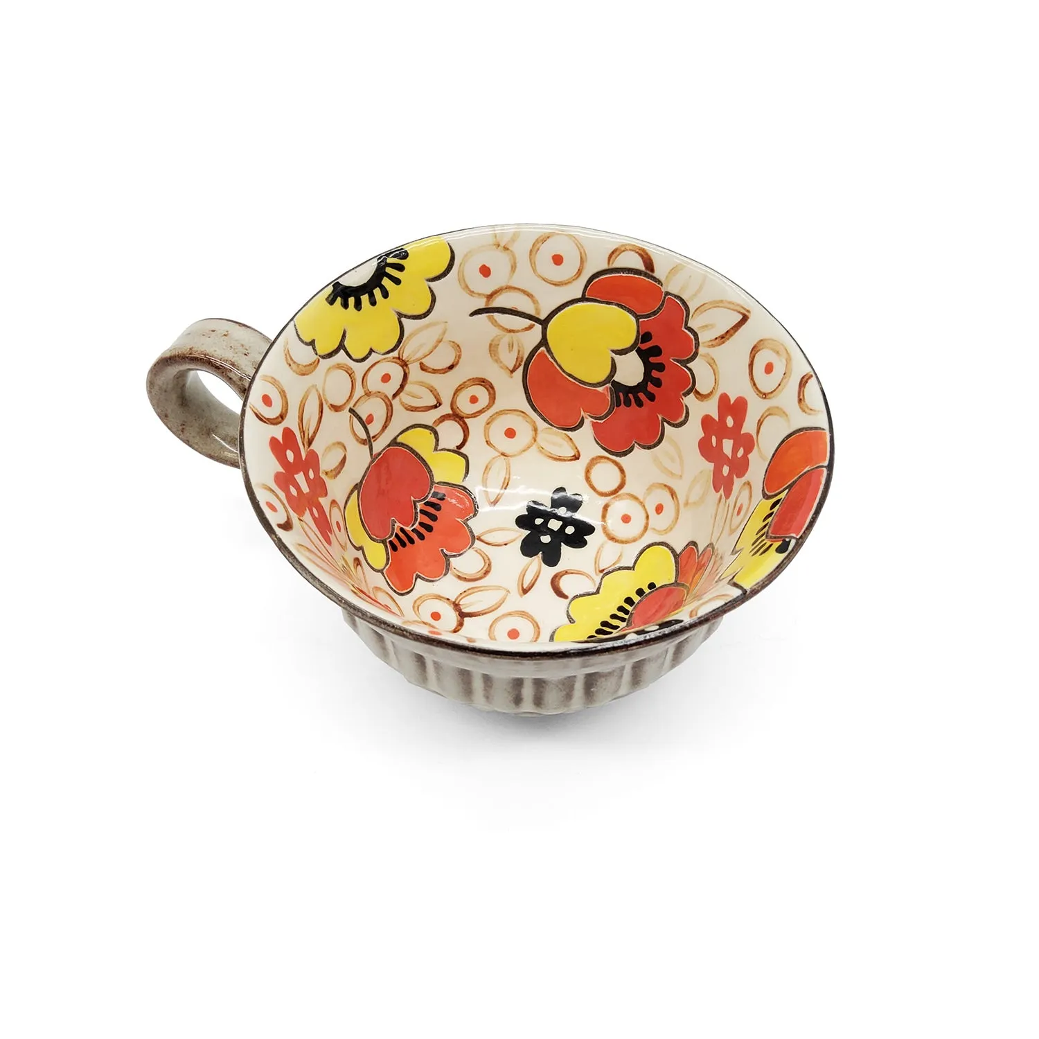 Warm Florals Bowlie Mug