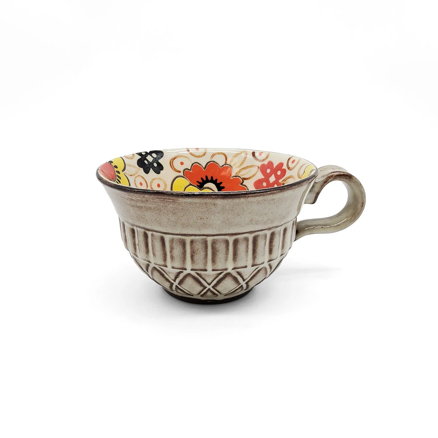 Warm Florals Bowlie Mug