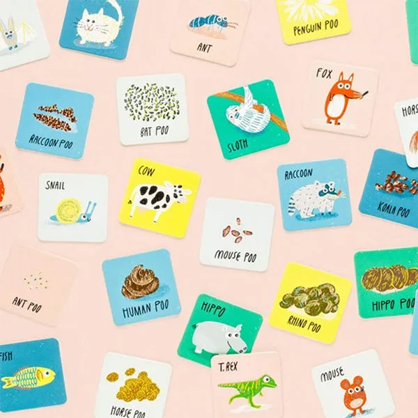 Who Did This Poo? A Matching   Memory Game